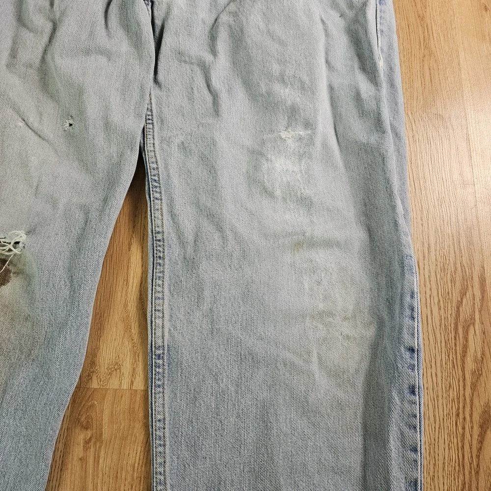 Levis 560 Comfort Fit Jeans Mens 36x34 Blue‎ Denim Pants Y2K Baggy Distressed